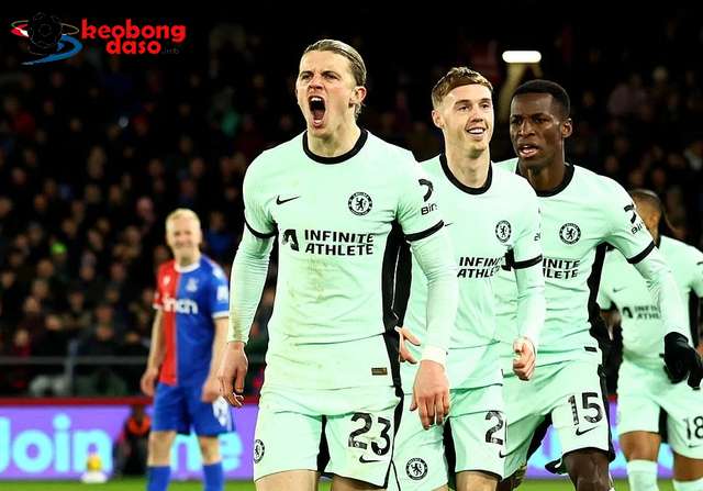  Chelsea ngược dòng thắng derby khi Gallagher gieo sầu cho Crystal Palace