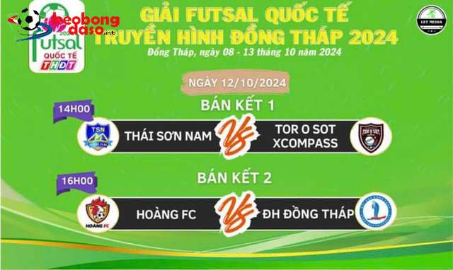  Thái Sơn Nam TP HCM bất ngờ thua Trường Đại học Đồng Tháp ở giải futsal quốc tế