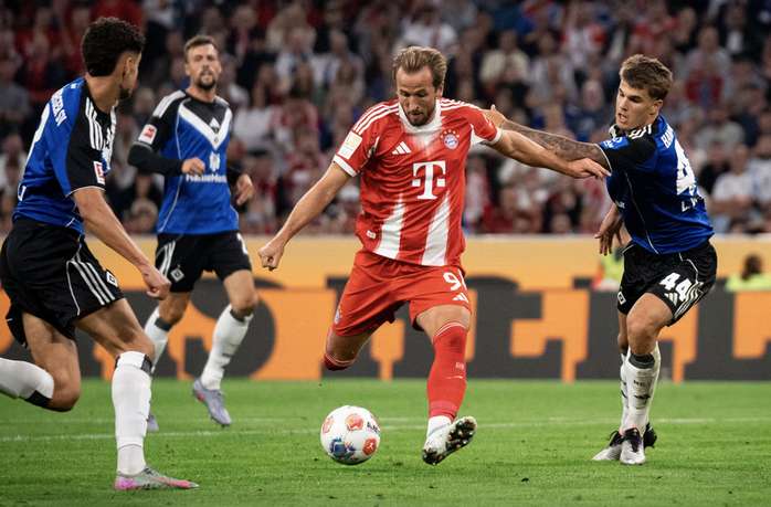  Bayern Munich thắng "5 sao" Hamburg, Harry Kane tăng tốc ghi bàn