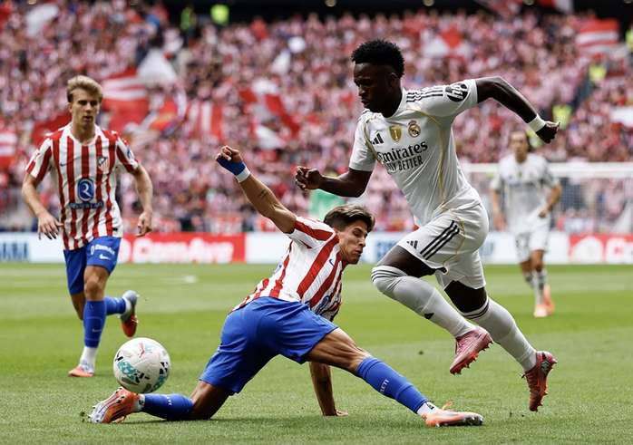  Đại chiến La Liga, Atletico Madrid thắng nghiền ép Real Madrid trận cầu 7 bàn