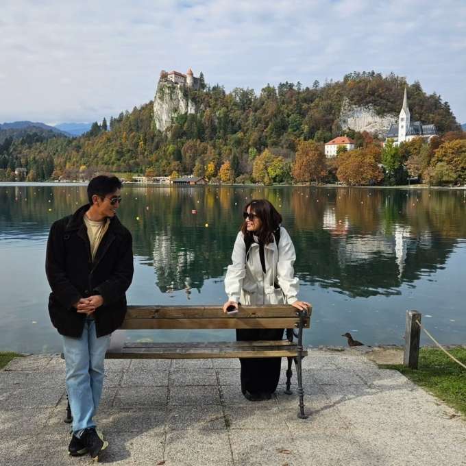 Vợ chồng Cha In Pyo - Shin Ae Ra rong ruổi châu Âu