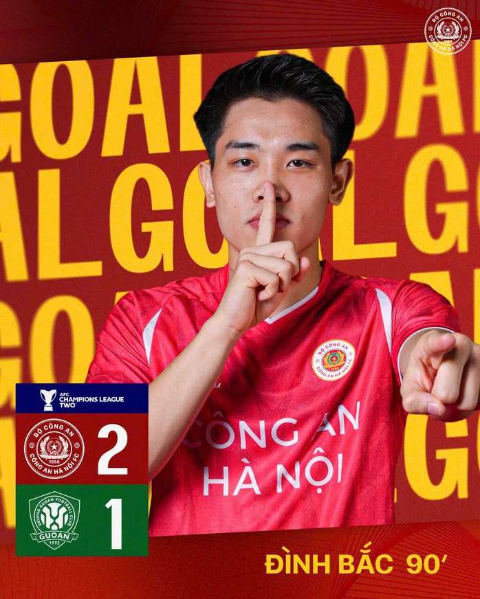 Đình Bắc tỏa sáng, CAHN vượt qua vòng bảng AFC Champions League Two