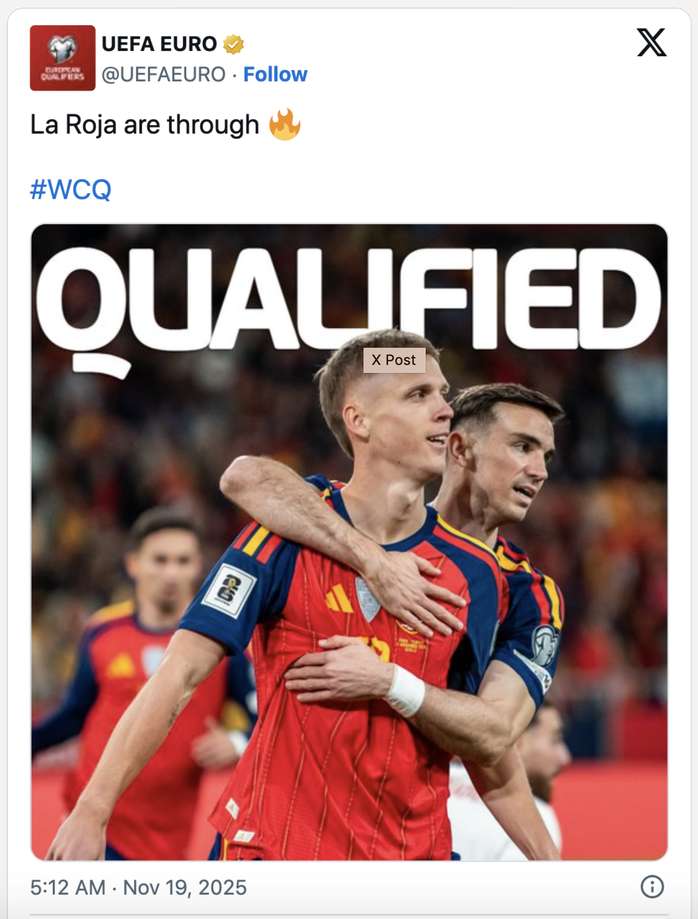  Hòa thót tim Thổ Nhĩ Kỳ, Tây Ban Nha lập kỷ lục và giành vé World Cup