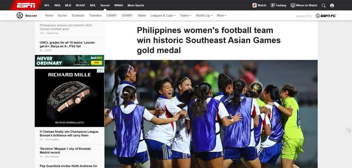 Truyền thông quốc tế lên tiếng sau trận chung kết bóng đá nữ SEA Games 33